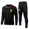 Sudadera De Entrenamiento Trajes Portugal 2022-23 Negra - Hombre